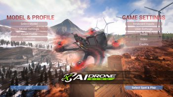 AIDroneSim MainMenu 1200