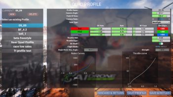 AIDroneSim RatesMenu 1200
