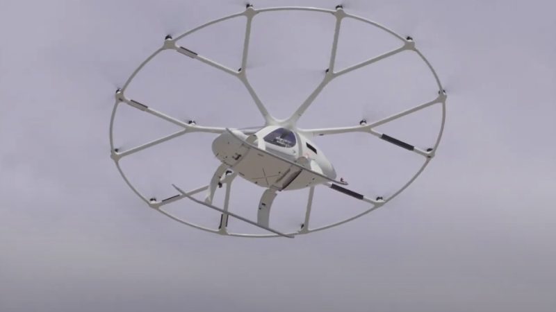 Le VoloCity de Volocopter a évolué sur l’aéroport du Bourget près de Paris