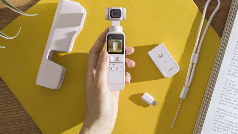 DJI Pocket 2 Sunset White, un nouveau pack avec la caméra à main stabilisée de DJI