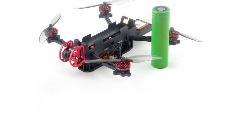 Happymodel Crux3NLR, un nano long range ExpressLRS, pile 18650 et GPS