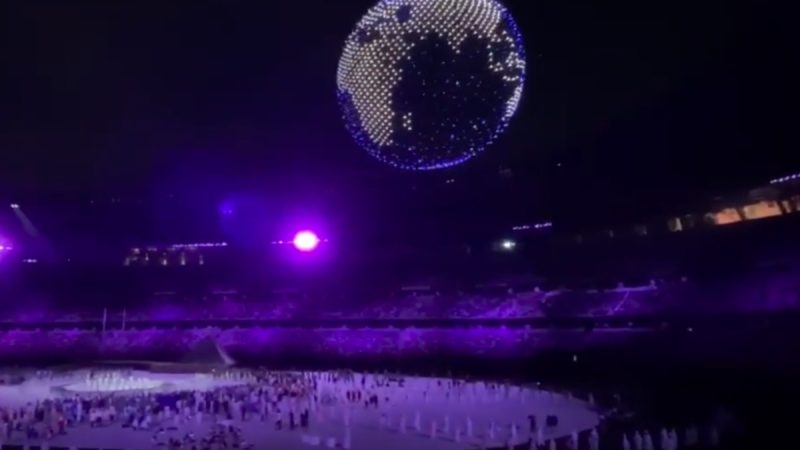 1824 drones d&rsquo;Intel pour l&rsquo;ouverture des Jeux Olympiques de Tokyo