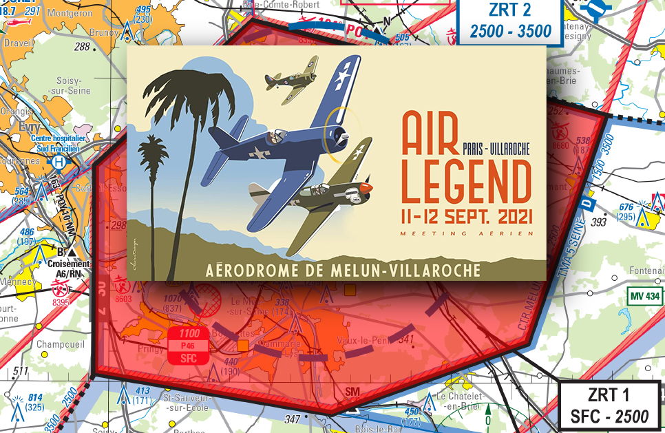 Paris-Villaroch Air Legend 2021 : les interdictions de vol