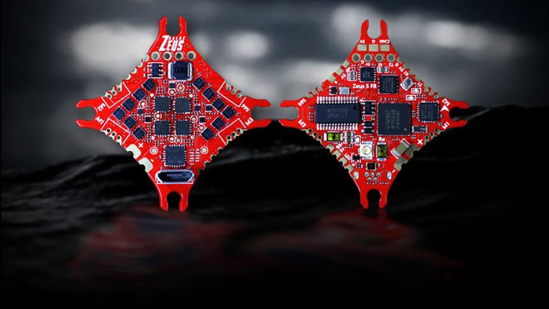 HGLRC Zeus5 FR AIO, un contrôleur de vol tout intégré pour nano racer en 2S