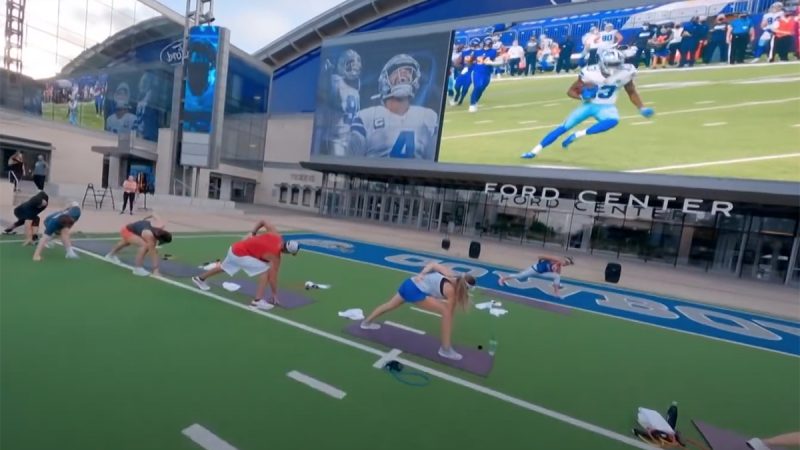 Dallas Cowboys : tour of The Star en plan séquence