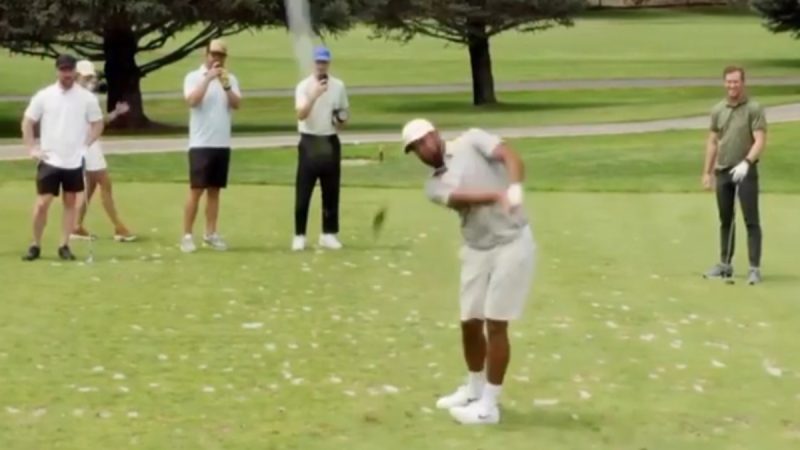 Le Mavic, le golfeur et le joli strike