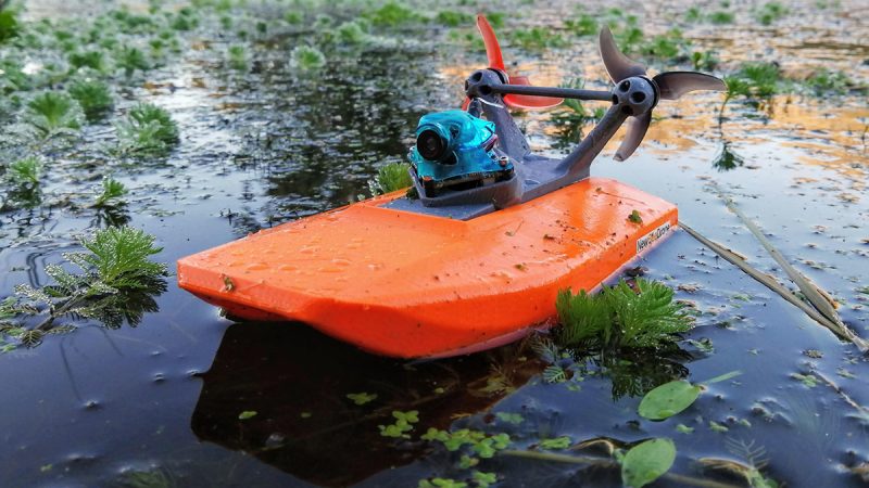 Micro FPV Boat à partir de pièces détachées de drones