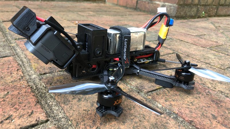 Medlin Drone : le headtracking sur un drone FPV en acro