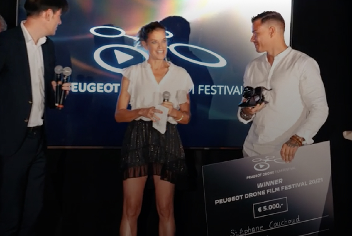 Peugeot Drone Film Festival : Stéphane Couchoud remporte l’édition 2021 !
