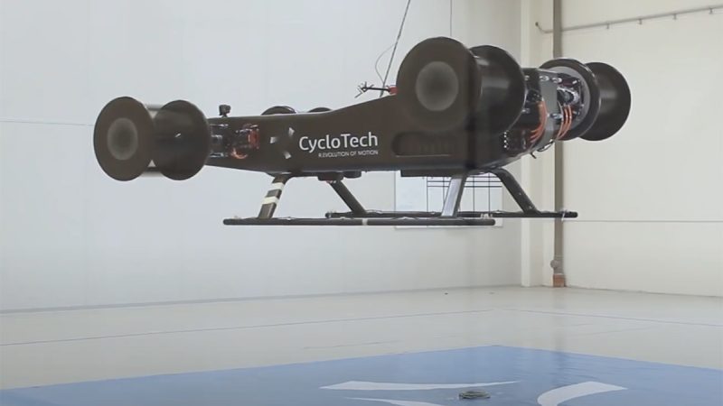 Cyclogyro de CycloTech : un premier vol de démonstration