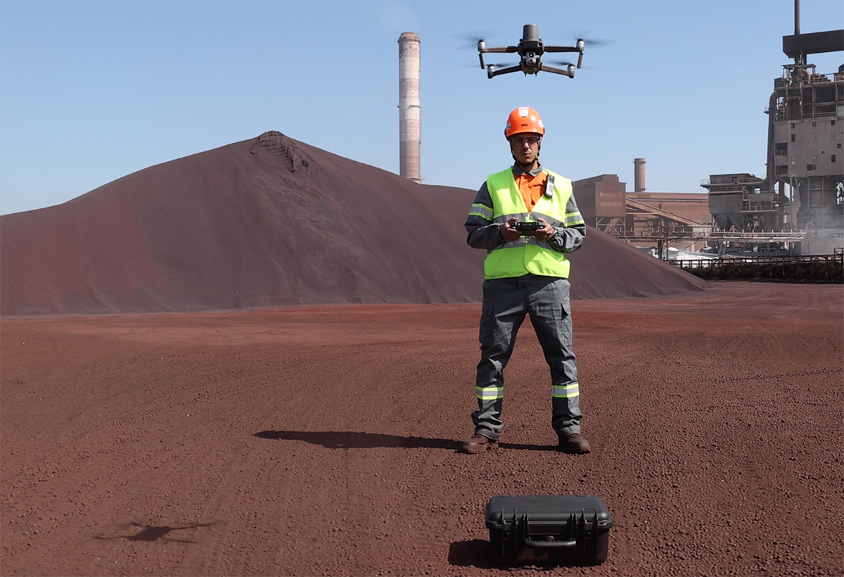 DJI : l’inspection et la maintenance industrielle chez ArcelorMittal