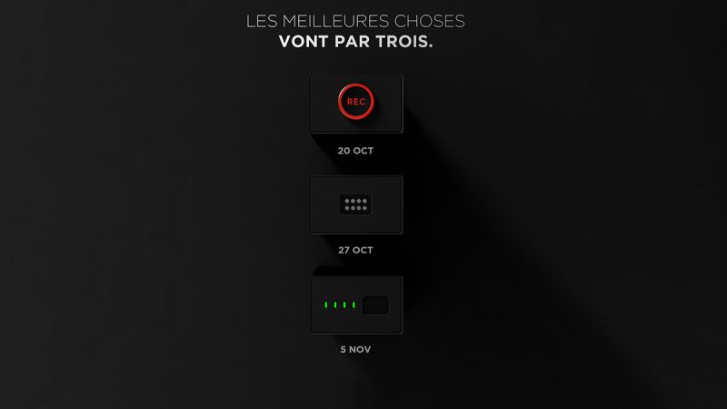 Teaser DJI : « les meilleures choses vont par trois » et 3 dates