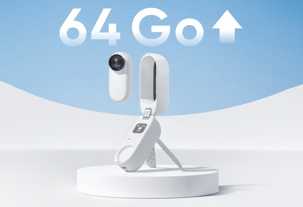 Insta360 Go 2 : un nouveau modèle de 64 Go (au lieu de 32)
