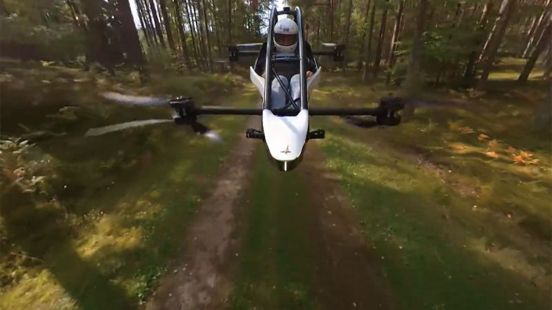 Jetson One : petite balade en forêt