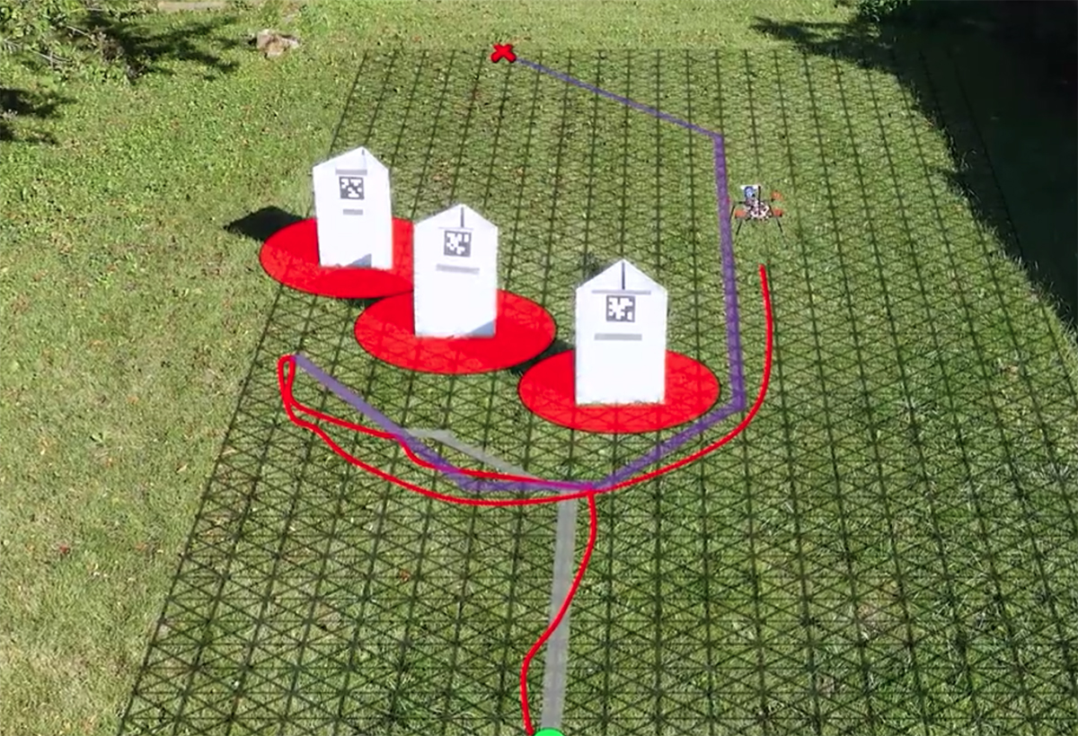 Projet : un drone capable de choisir son chemin sans GPS et en évitant les obstacles