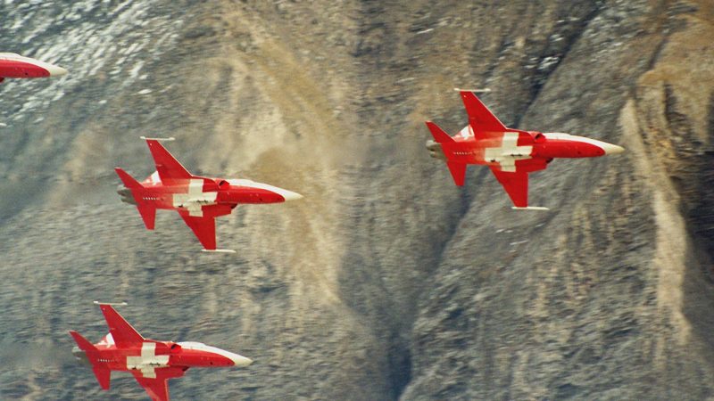 L’OFAC rapporte qu’un drone a frôlé les appareils de la Patrouille suisse