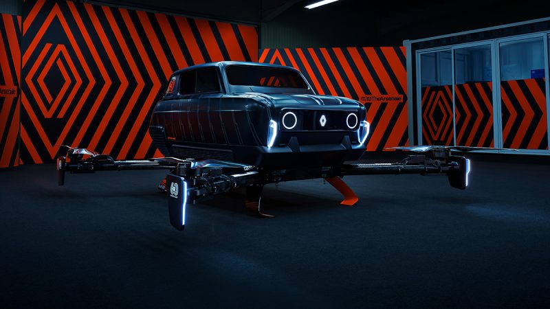 AIR4 de Renault et TheArsenale, l’édition volante de la 4L