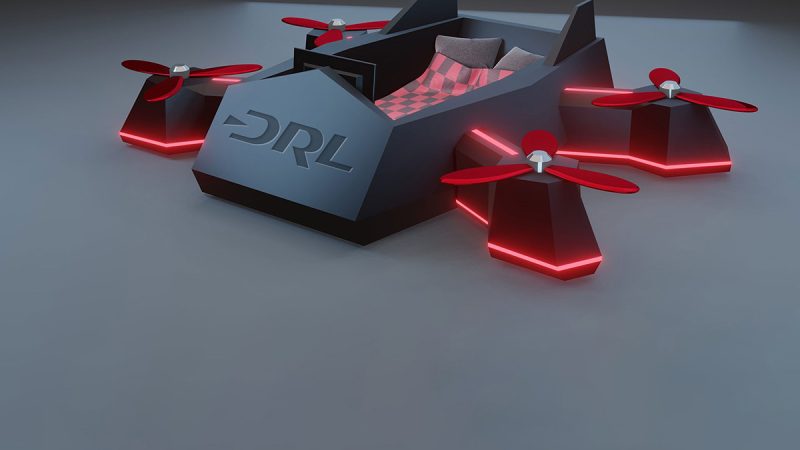 Faites de beaux rêves : le lit Drone Racing League est proposé à $25.000 seulement