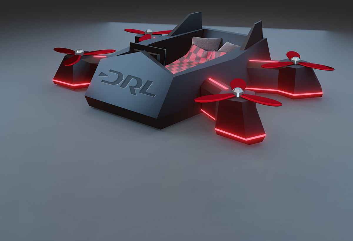 Faites de beaux rêves : le lit Drone Racing League est proposé à $25.000 seulement