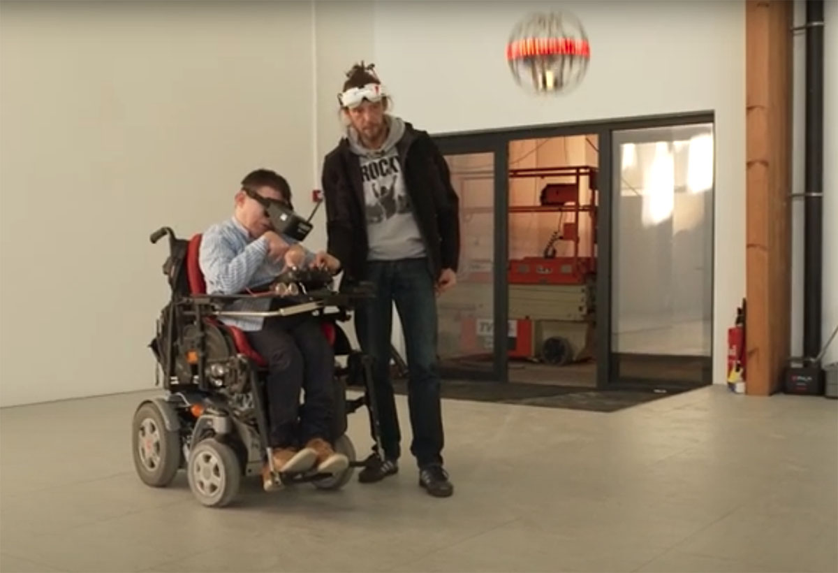 Re-Invent You : le drone FPV pour oublier momentanément le handicap