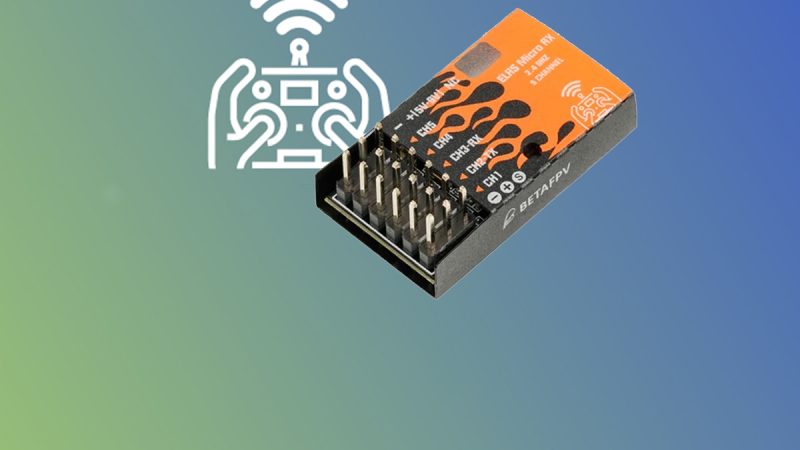 BetaFPV : un récepteur radio ExpressLRS PWM pour ailes et avions