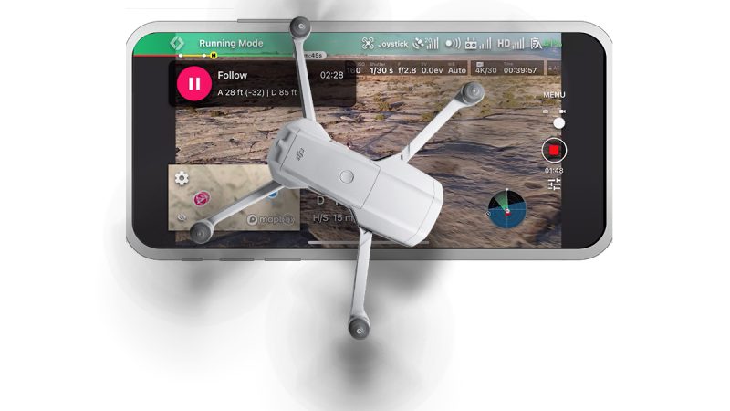 L’application Dronelink est disponible pour DJI Mini 2 et Air 2S