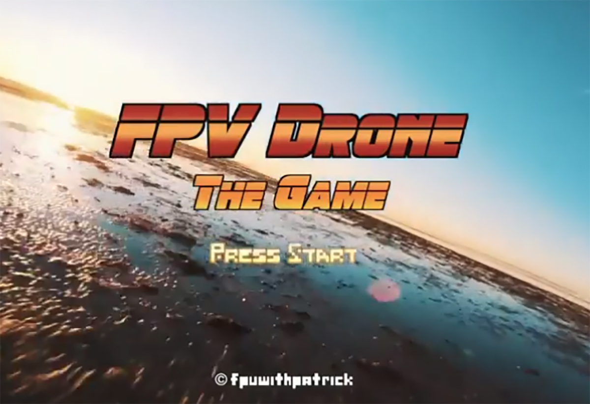 fpvwithpatrick, FPV Drone The Game, façon 90’s