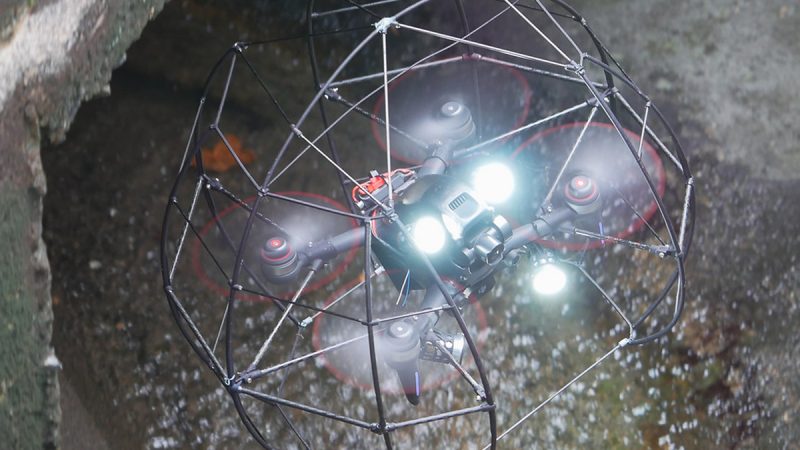 Lumicopter : un DJI FPV pour réaliser des inspections en environnements confinés