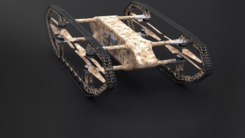 Projet Huuver : un drone hybride roulant et volant