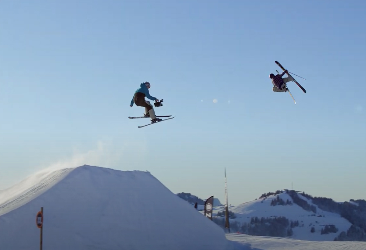 DJI Ronin 4D et Antoine Frioux : filmer (du freestyle) sur des skis