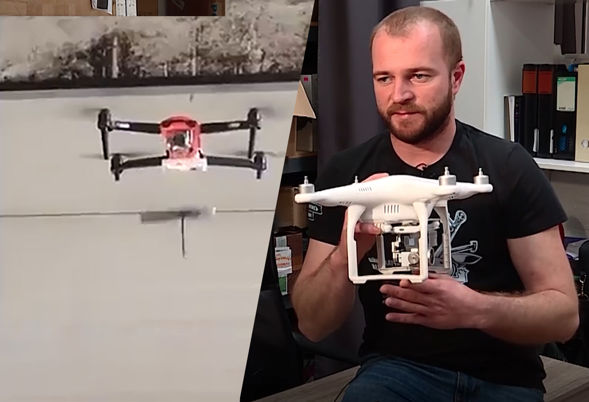 Des drones de série sont utilisés en Ukraine pour larguer des charges explosives