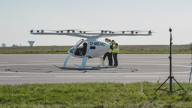 Volocopter : premier vol de son eVTOL en France avec des personnes à bord