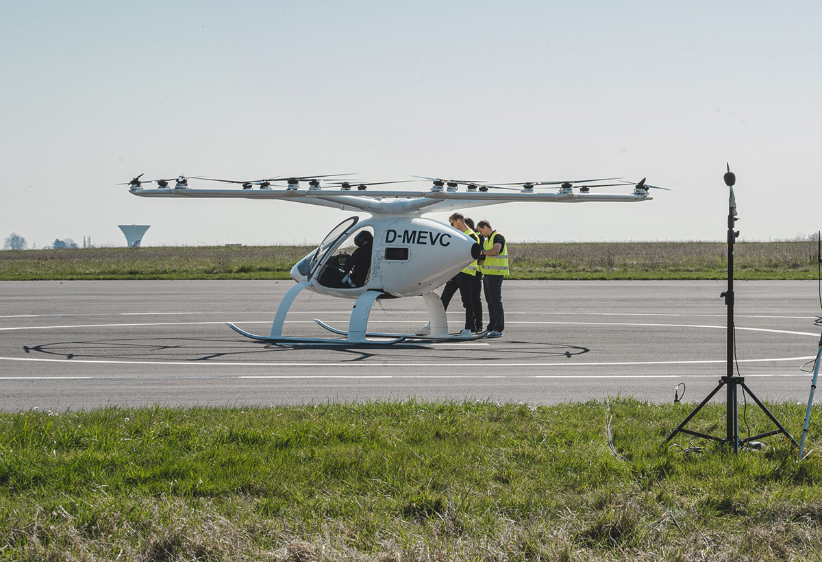Volocopter : premier vol de son eVTOL en France avec des personnes à bord