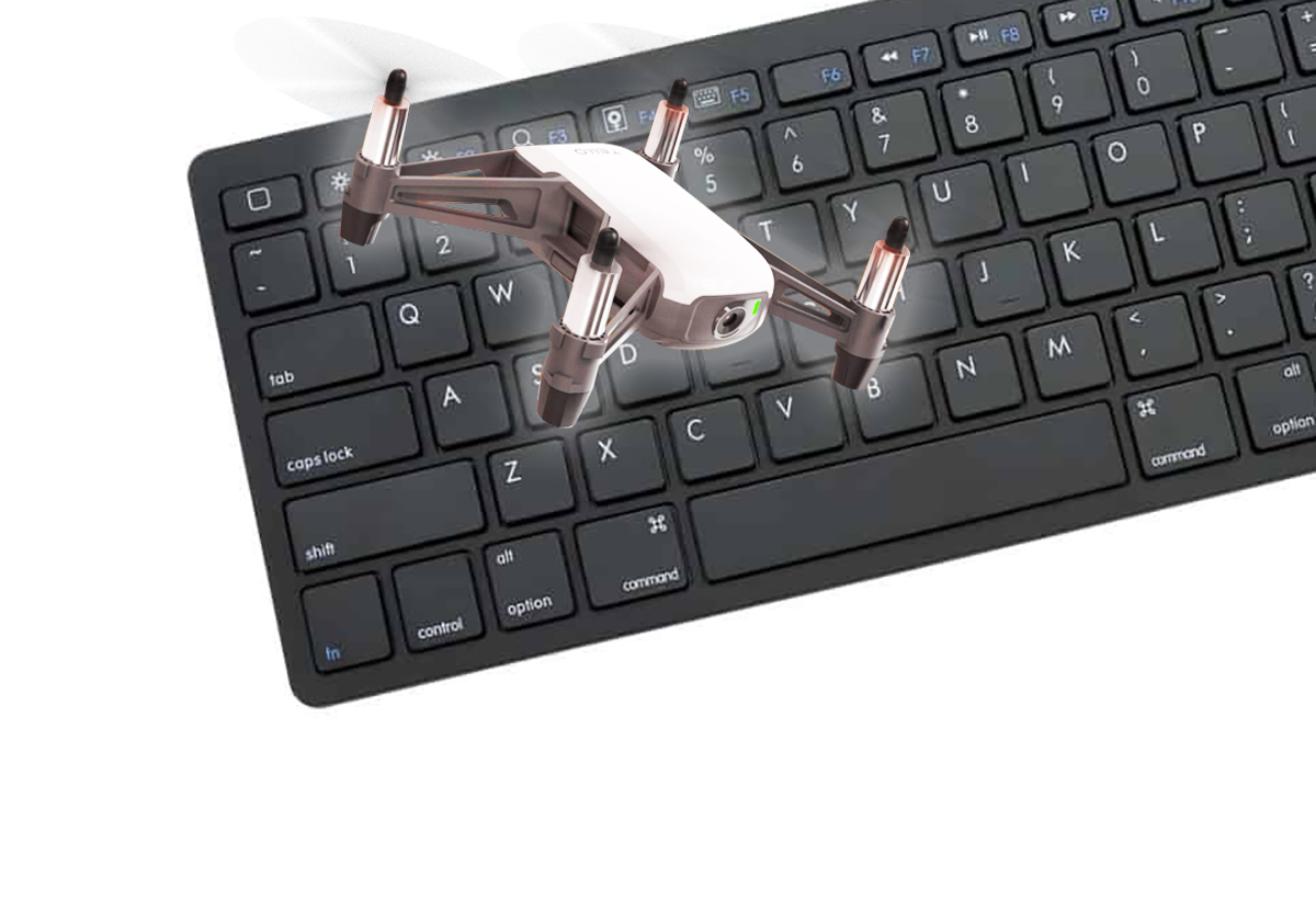 Pilotez votre Tello de Ryze – DJI avec le clavier d’un ordi via DroneBlocks pour Chrome