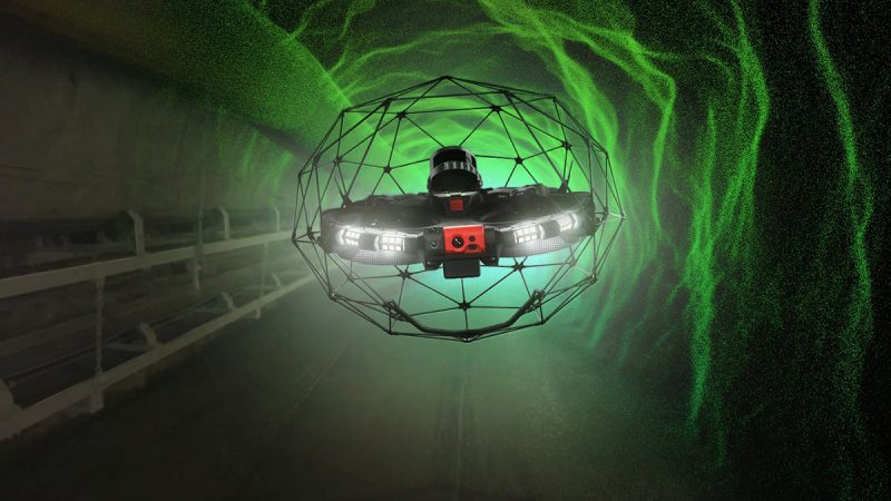Flyability a présenté l’Elios 3, un drone d’inspection équipé d’un LiDAR