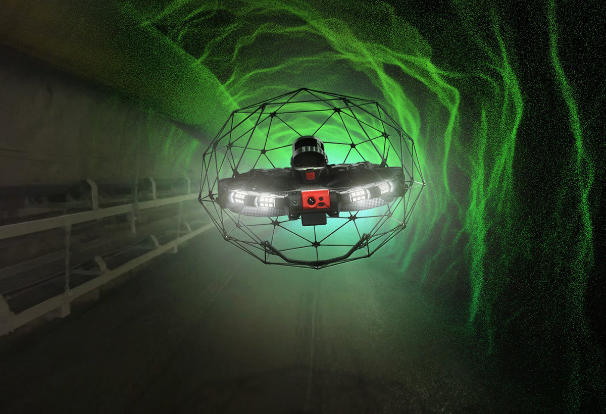 Flyability a présenté l’Elios 3, un drone d’inspection équipé d’un LiDAR