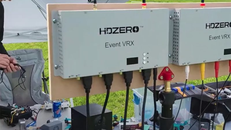 HDZero Event VRX : le récepteur vidéo numérique à 4 canaux pour les courses de FPV racing