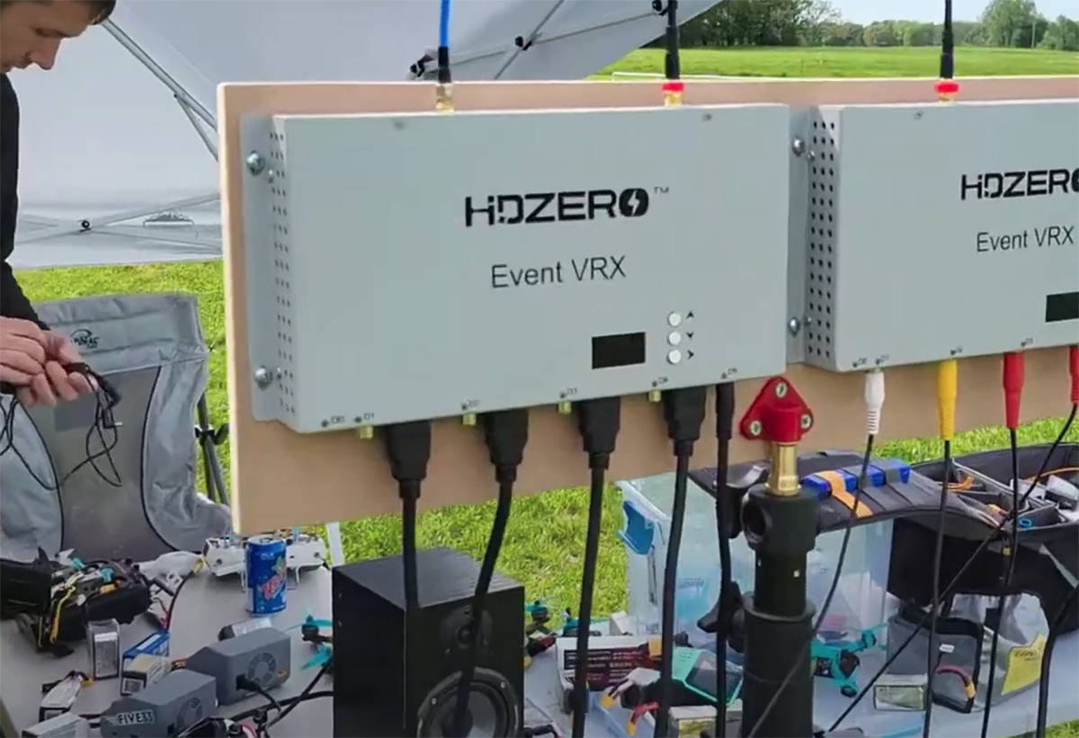 HDZero Event VRX : le récepteur vidéo numérique à 4 canaux pour les courses de FPV racing