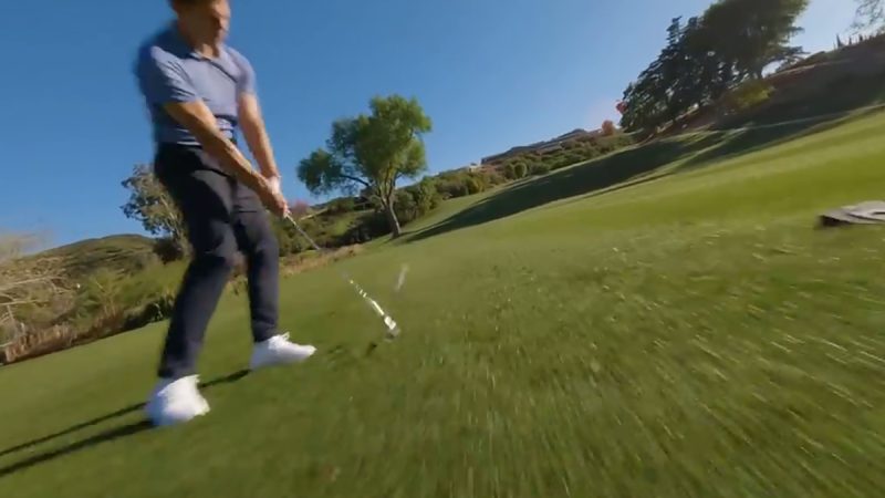 Un coup de maitre en golf filmé en racer : vrai ou fake ?