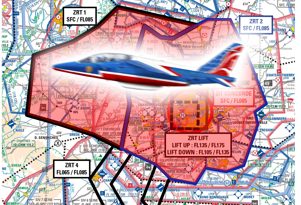 14 juillet 2022 : les interdictions de vols en drones en région parisienne