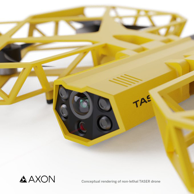 Axon : le projet de drone avec Taser est suspendu