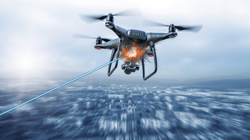 Lutte anti-drones : l’armée commande un premier prototype de neutralisation par laser HELMA-P de CILAS
