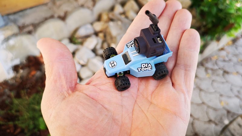 Diatone 1:76 Karting FPV Car, le test d’une nano voiture avec caméra FPV
