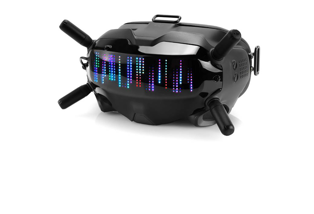 Lumenier : le Cybermech LED Visor pour donner un look « différent » au casque DJI