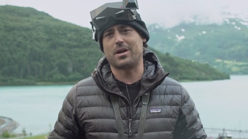 France 2 : Colas Feuillie, le spécialiste du suivi de wingsuiters, dans un reportage sur Fred Fugen