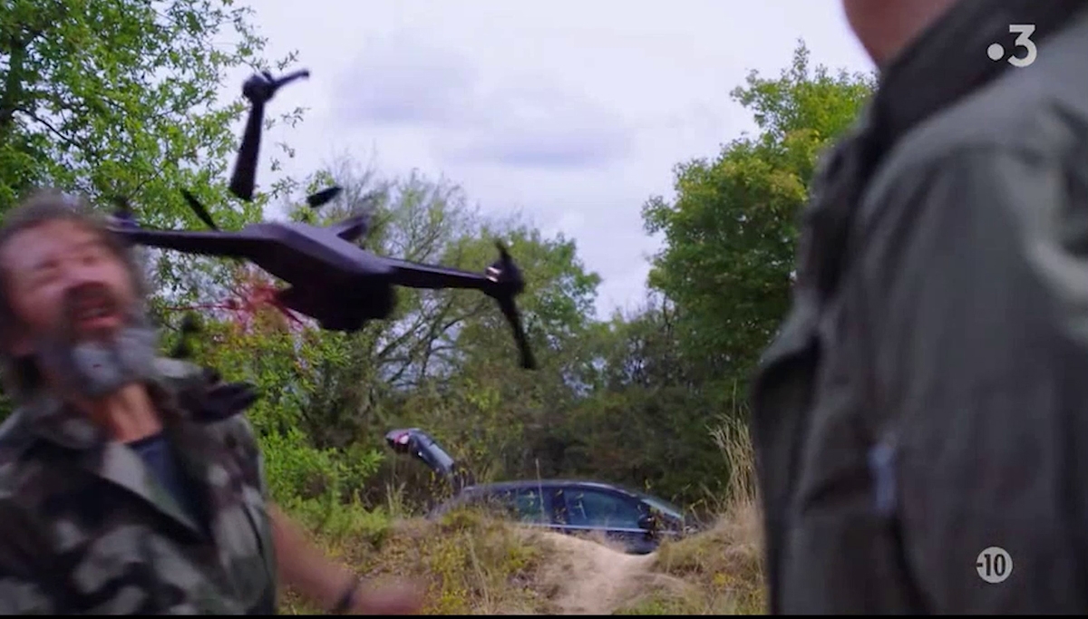 TV : Stéphane Bern et son drone tueur