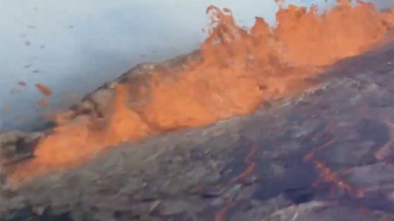 Iceland FPV : passages bas au-dessus du volcan islandais