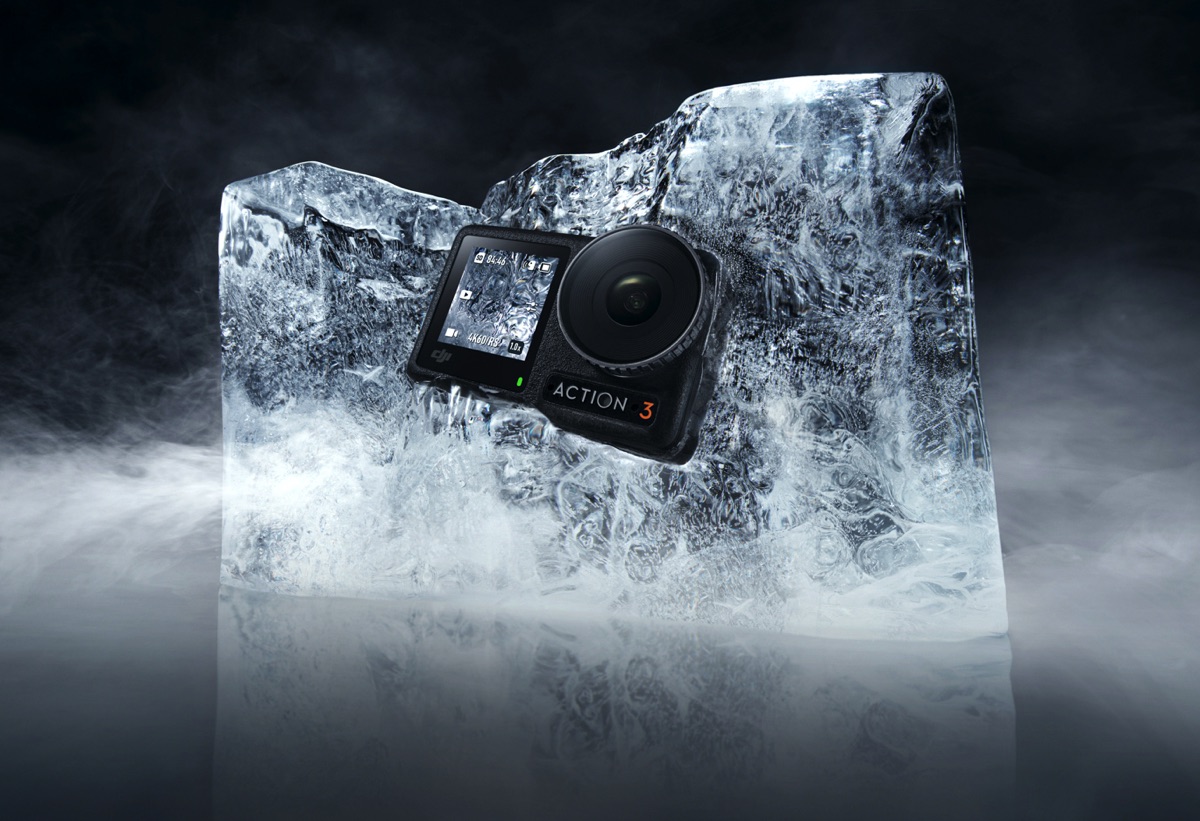 DJI présente l’Osmo Action 3, une caméra 4K/120 étanche, avec stabilisation