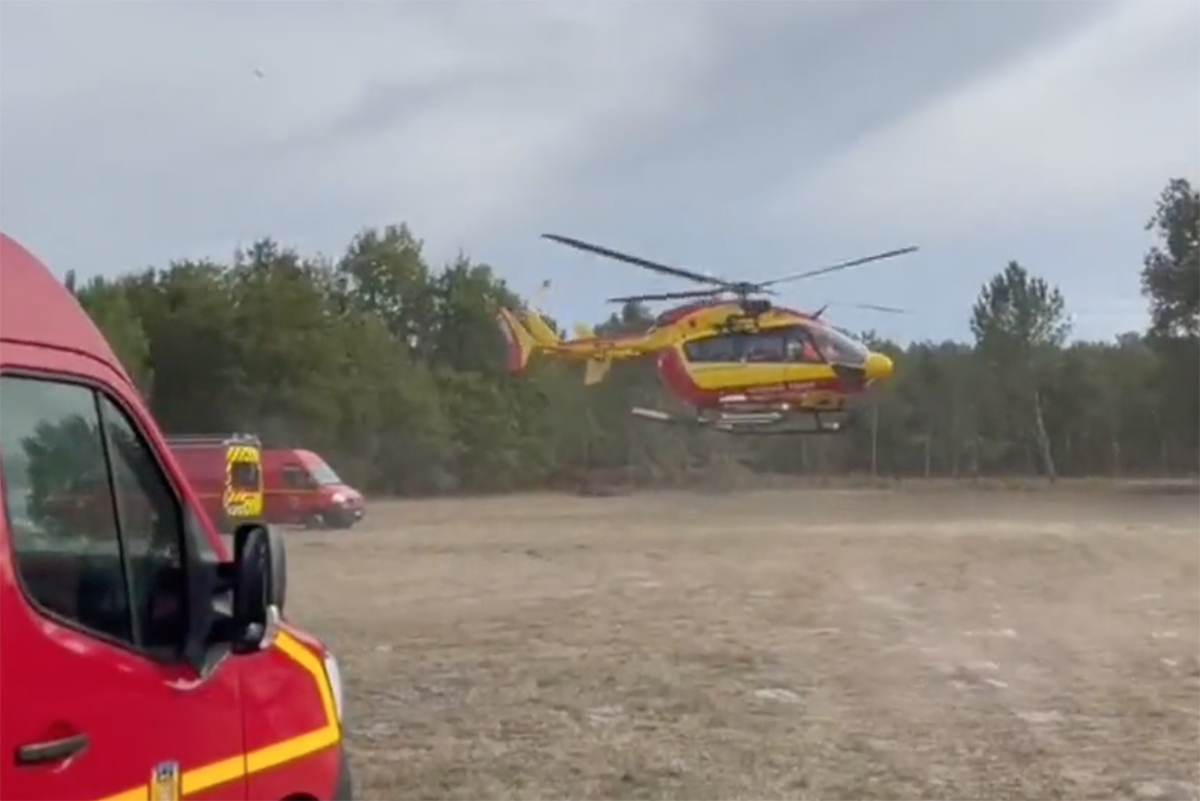 Sécurité Civile : des drones vus à proximité des incendies en Gironde