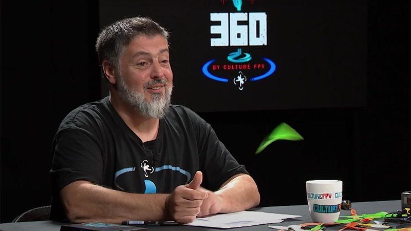 CultureFPV propose le premier numéro de son talk-show, l’émission 360, avec du DFR, du PiratFrames, du YKS et… du Helicomicro dedans !